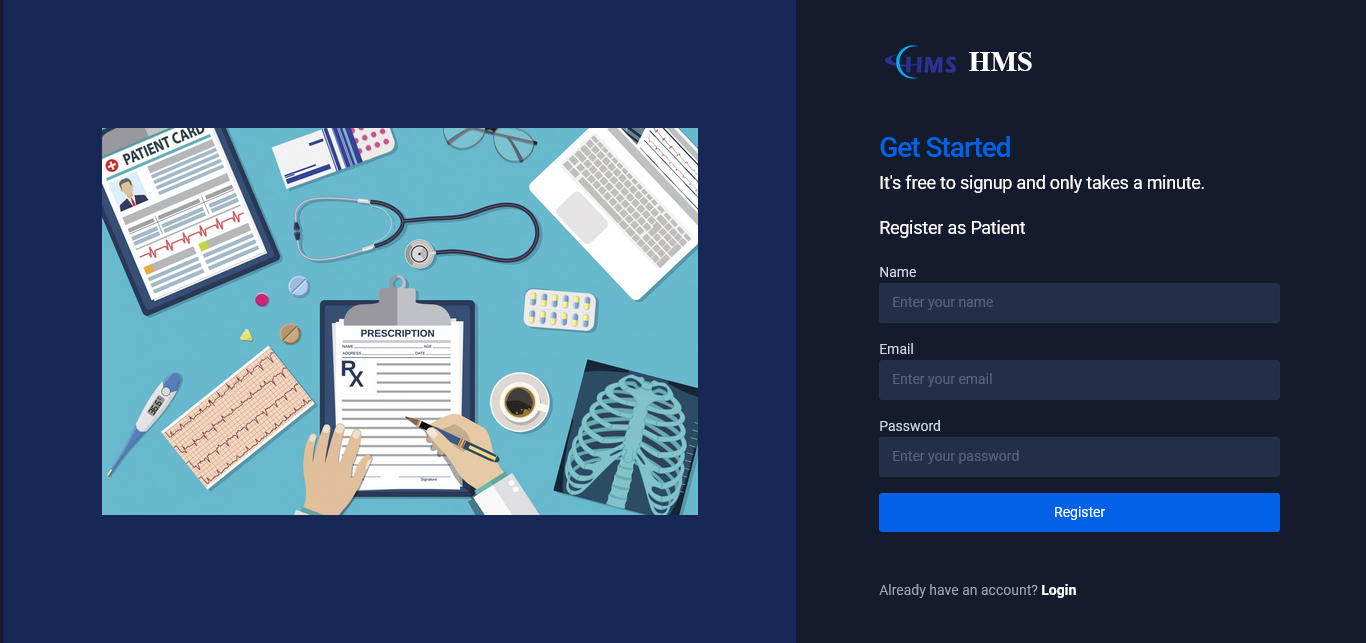 Hospital Management System banner