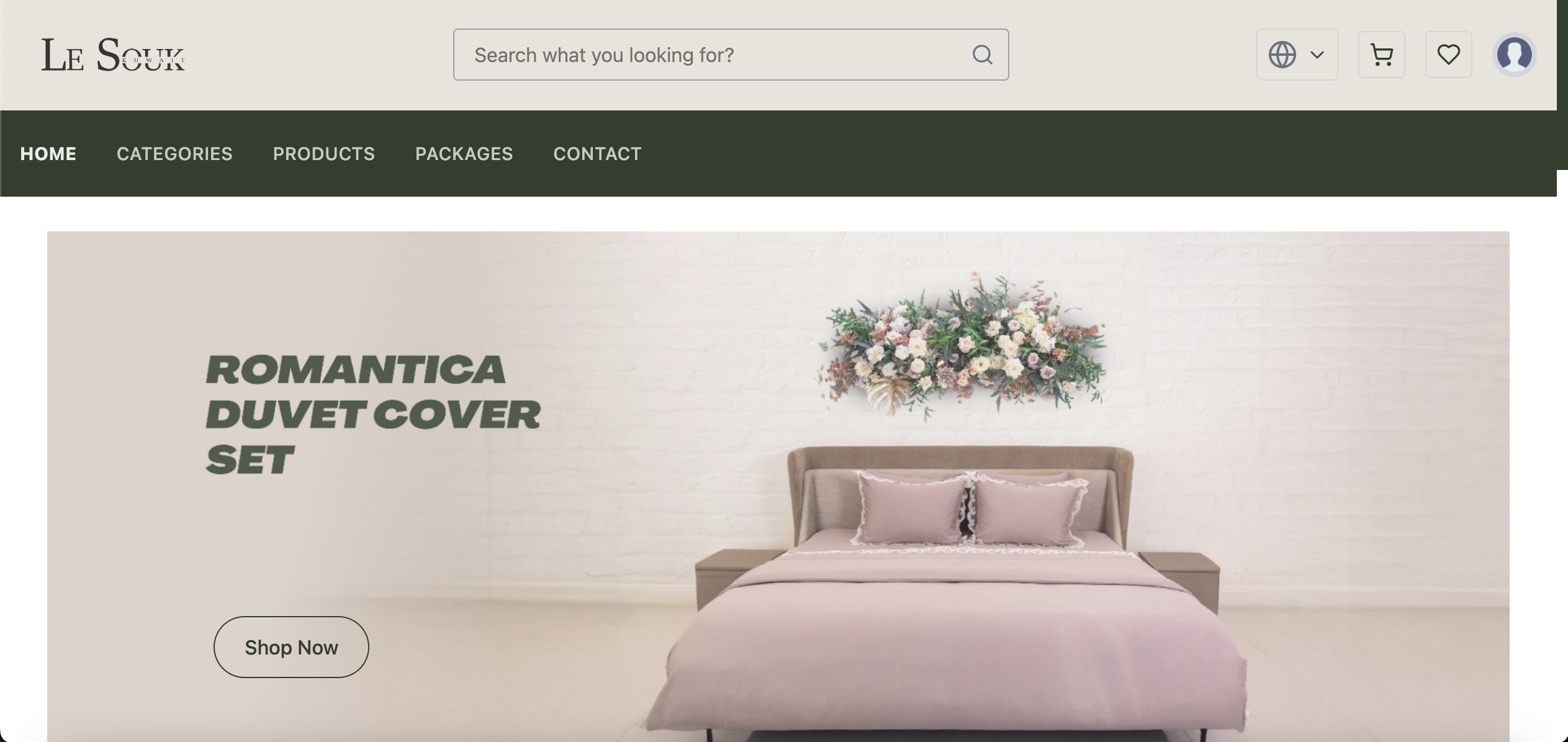 Le-Souk E-commerce Platform banner